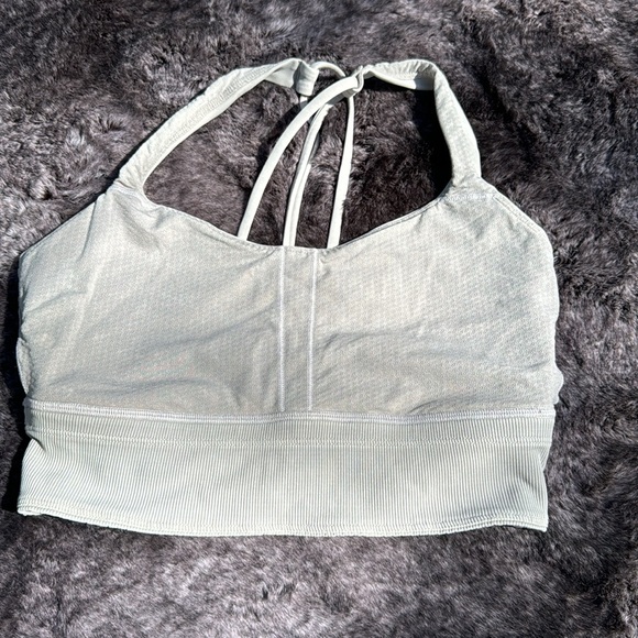 Lululemon energy longline sports bra grey dye everlux 6 - Picture 4 of 4